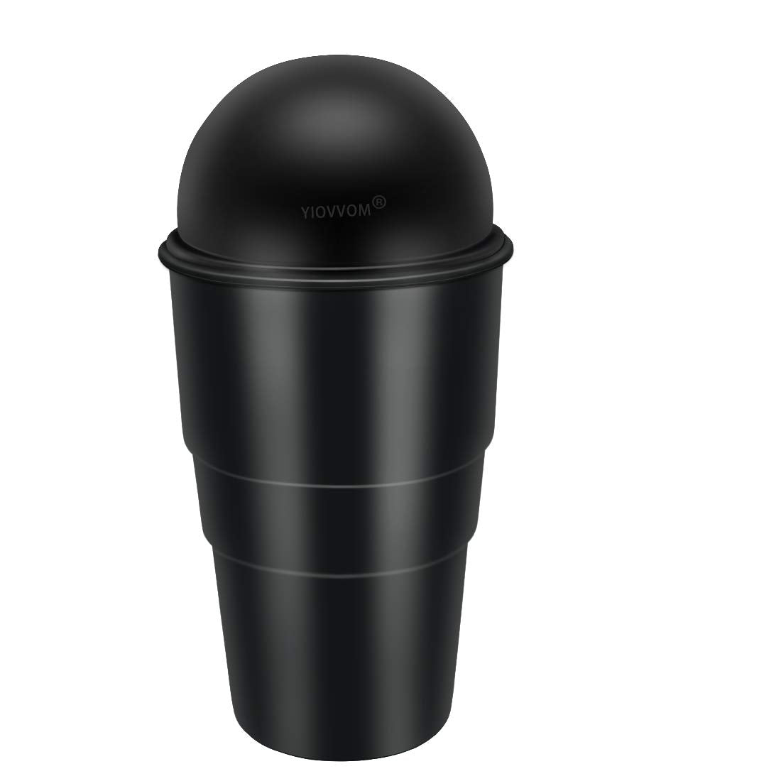 Cup Holder Trash Can, Leakproof Car Trash Can with Lid, Trash Bin for Car Accessories, Mini Garbage Bin Organizer for Automotive Office Home Kitchen, Applicable to Women and Men