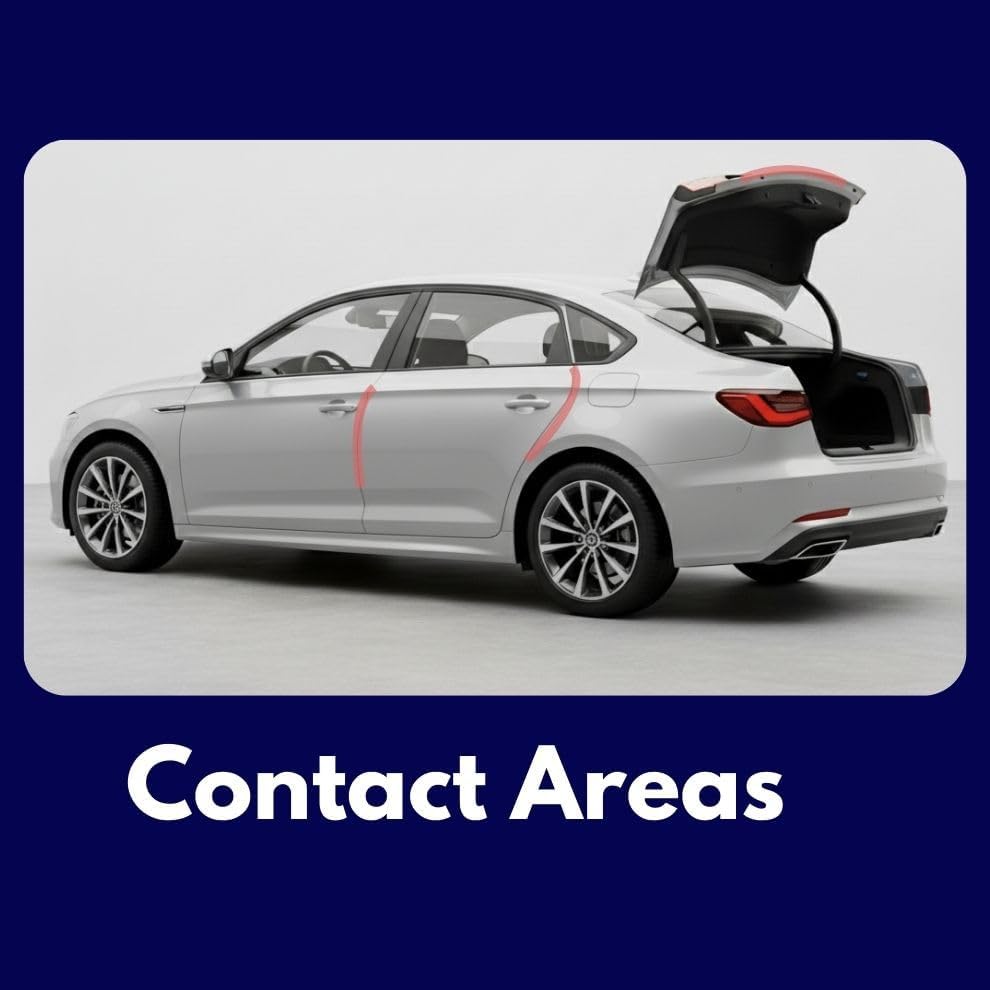 Car Door Edge Guard 0.4x240in, Made with 3M Paint Protection Film