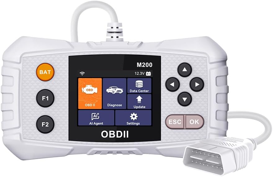 OBD2 Scanner Diagnostic Tool, AI-Powered Car Code Reader & OBD II Scanner for Car, Bidirectional Scan Tool for Engine/ABS/SRS/Transmission/Battery Test, All-System Car Diagnostic Tool
