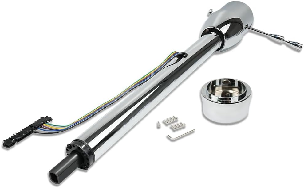 30" Natural Manual Steering Column & Adapter Fits GM 1969-1994
