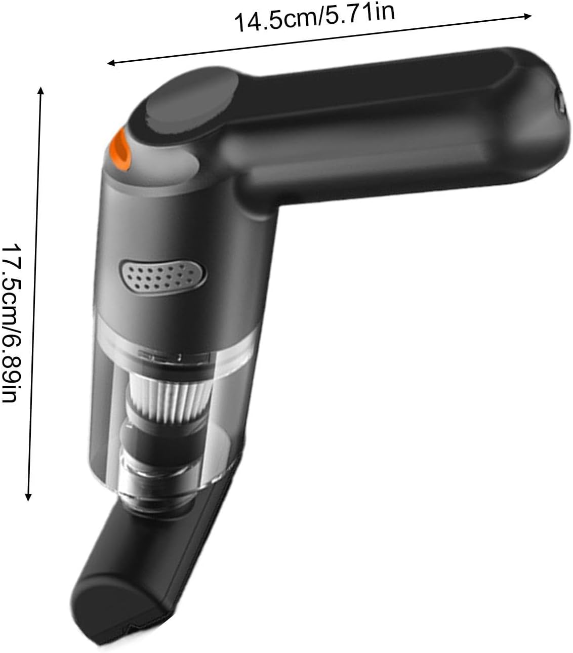 Handheld Vacuum - Cordless Cleaner, Rechargeable Power