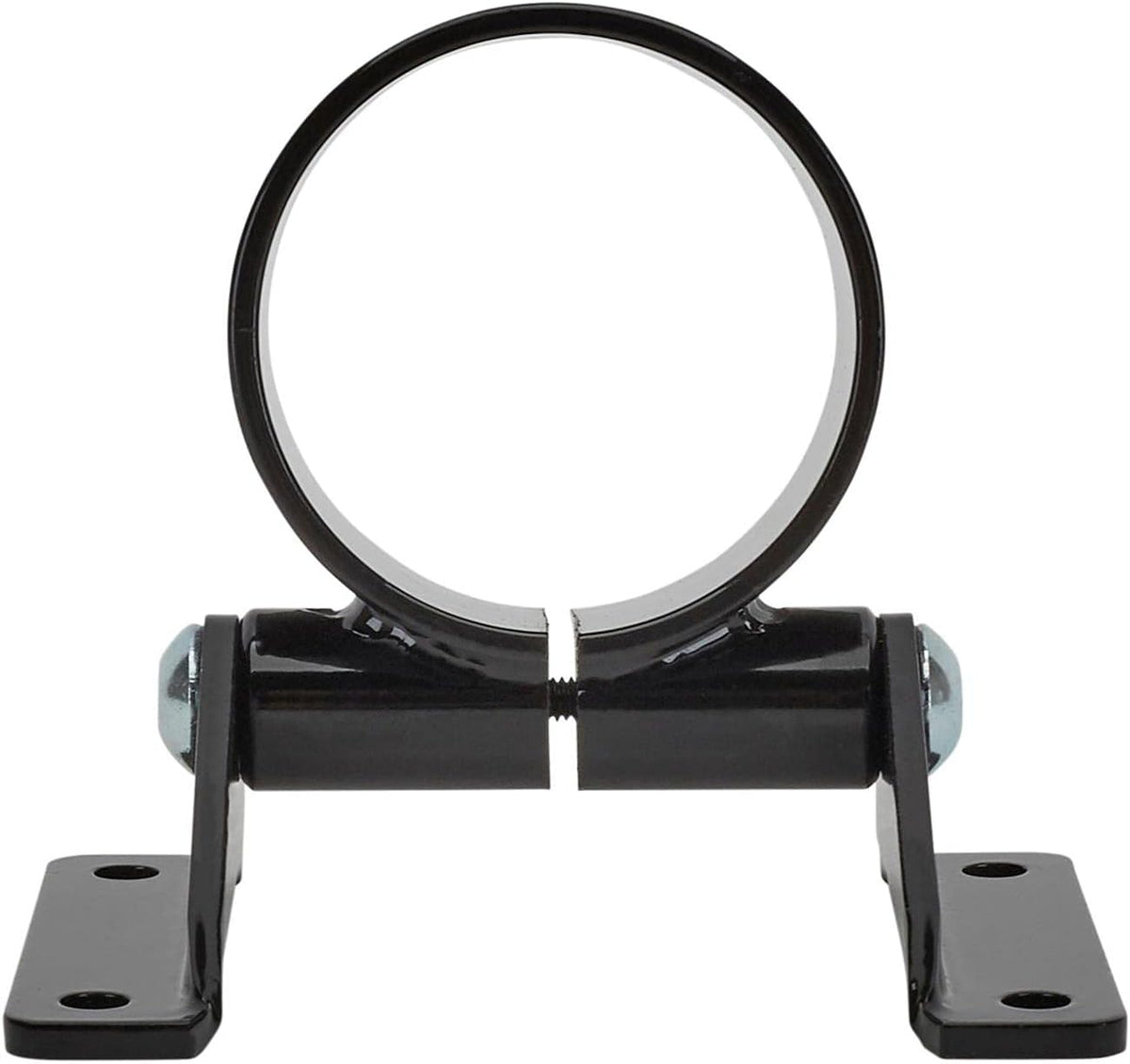 Speedway Motors Universal Steering Column Mount, Adjustable Angle, Fits 2 Inch OD Column Tubes, Easy Installation, Black Finish, Simple 4-Bolt Floor Mounting Design