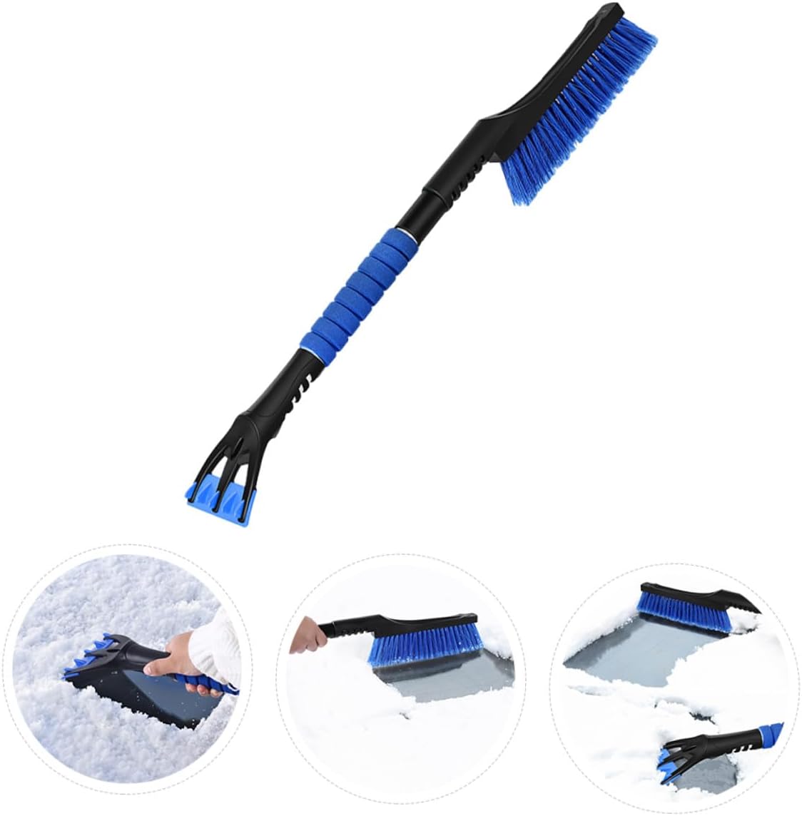 Snow Brush Detachable Ice Scraper for 2 in 1 Car Windows