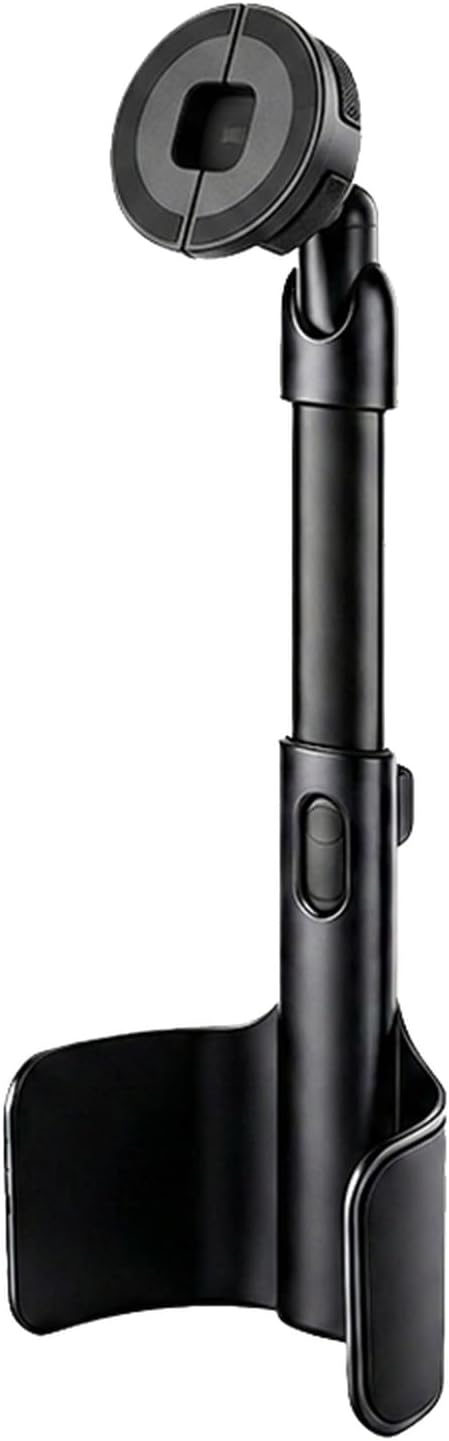 Car Cup Holder Phone Mount, 2‑in‑1 Magnetic & Clamp Car Phone Holder, Telescopic Adjustable 360° Rotatable Cup‑Slot Phone Mount for Most Smartphones, Fits Most Cars with Round Cup Holders