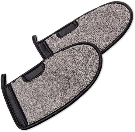 Griot's Garage Microfiber Wheel Wash Mitts, Scratch-Free Cleaning for All Wheel Surfaces, 11820, Set of 2