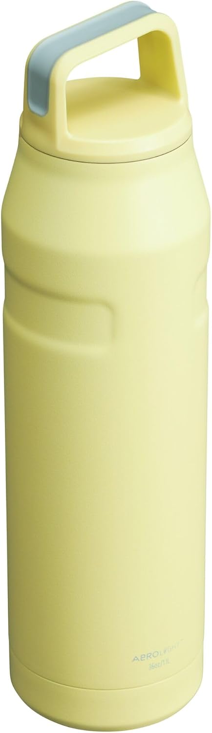 Stanley IceFlow Cap and Carry Water Bottle | Wide Mouth Twist Lid | Lightweight & Leakproof for Travel & Sports | Insulated Stainless Steel | BPA-Free