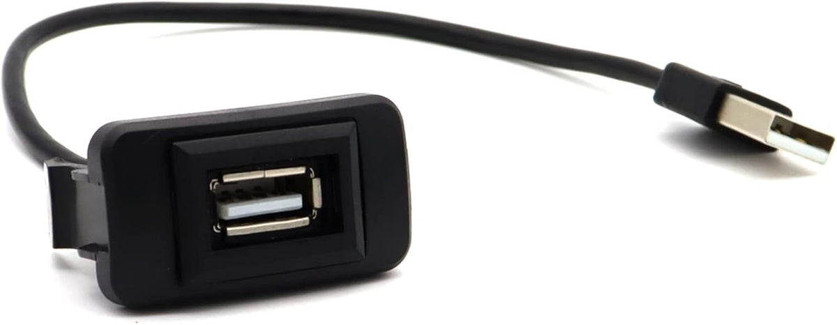 MOTONG USB Power Socket Car Charger Compatible with Toyota VIGO,Male to Female USB Car Charger Adapter(40 * 20mm)