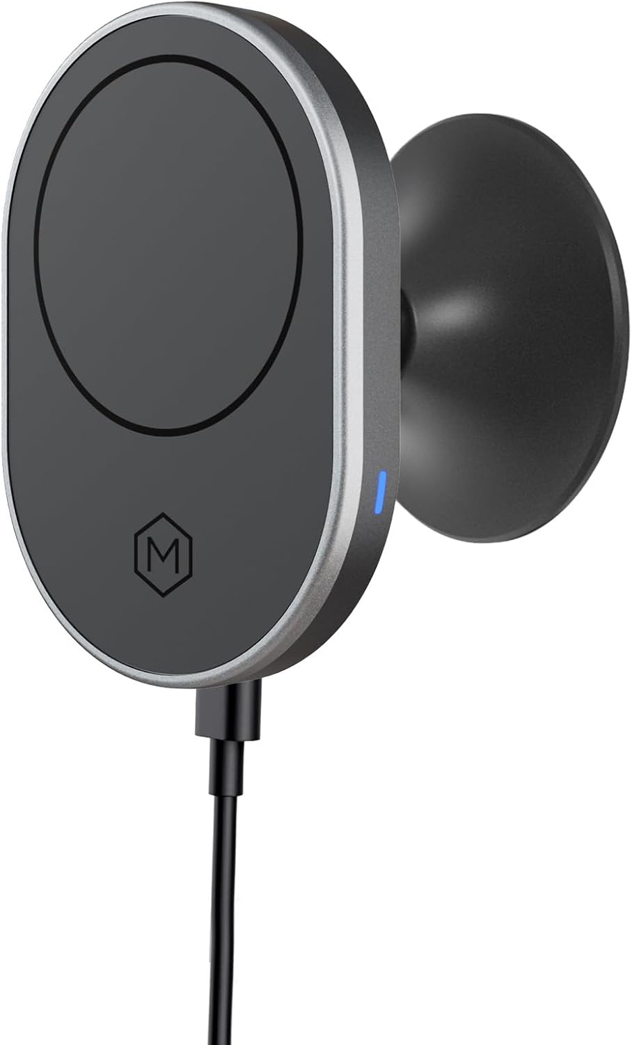MagSafe 15W Fast Wireless Car Charger AMPS Plate Phone Mount