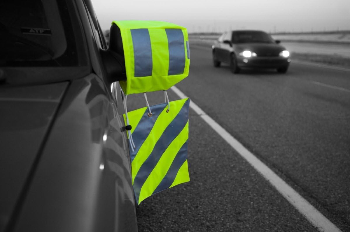 Warning Safety Device - DOT Approved Reflective Emergency Roadside for Breakdown - Increased Roadside Visibility – Convenient/Easy to Use (Car/SUV)