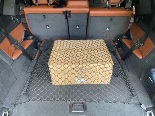 Rear Trunk Organizer Cargo Net for BMW X7 2019-2025 – Floor Style Cargo Net for SUV – Premium Mesh Elastic Car Trunk Organizer Vehicle Carrier Storage – Compatible with X7
