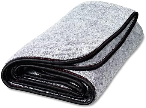 Griot's Garage PFM Terry Weave Microfiber Drying Towel for Car Wash and Cleaning, Vehicle Detailing, Double-Sided, Ultra-Absorbent, 25" X 35", 55590