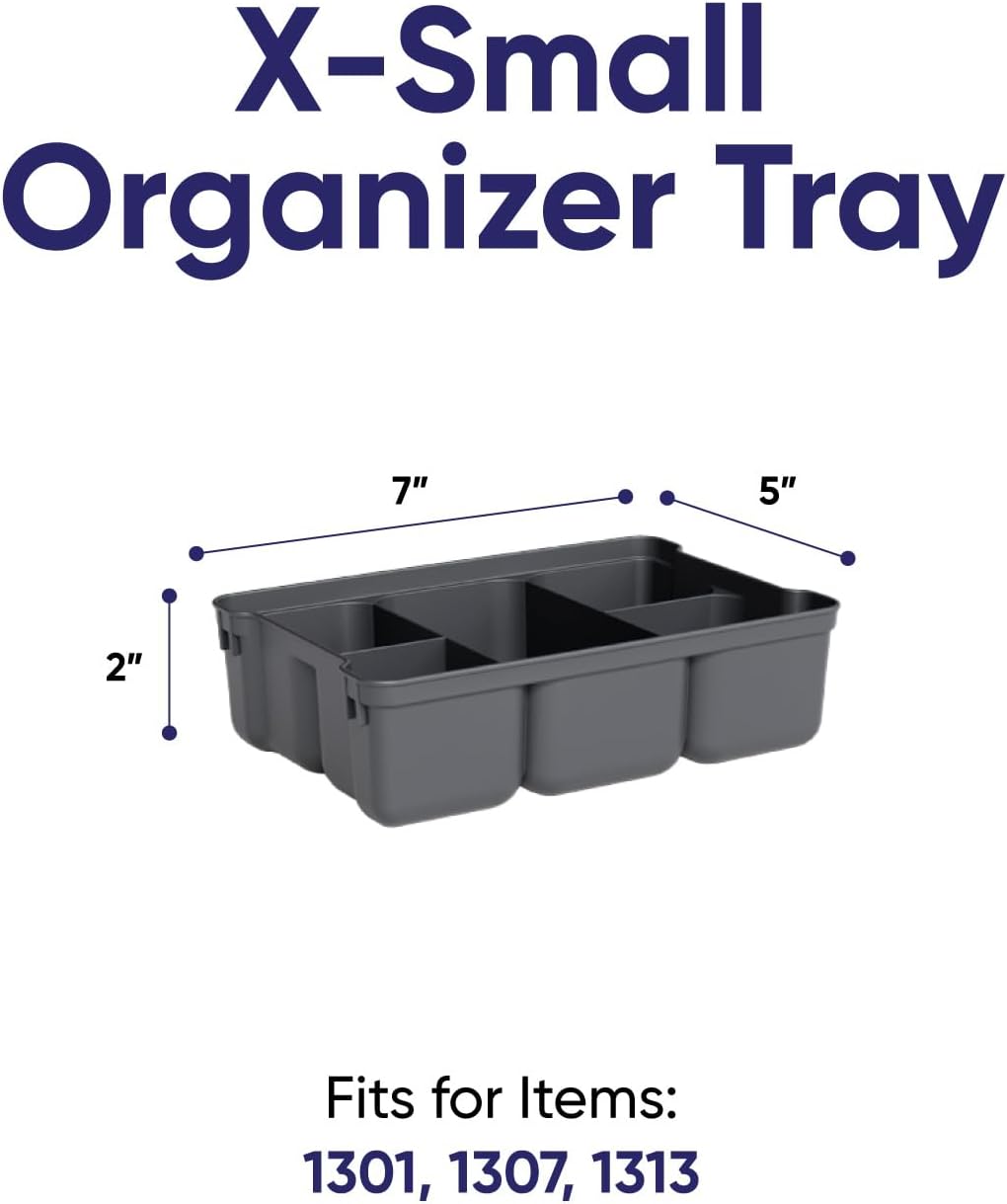 Superio Mini Storage Container Organizing Tray for Superio Bin or Drawer Plastic Organize Sewing, Crafts