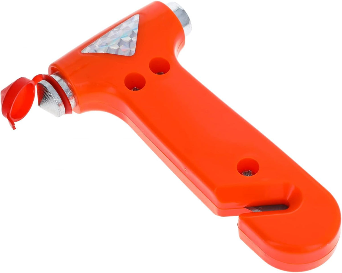 Car Emergency Escape Hammer with Belt Cutter and Window Breaker, 2pk