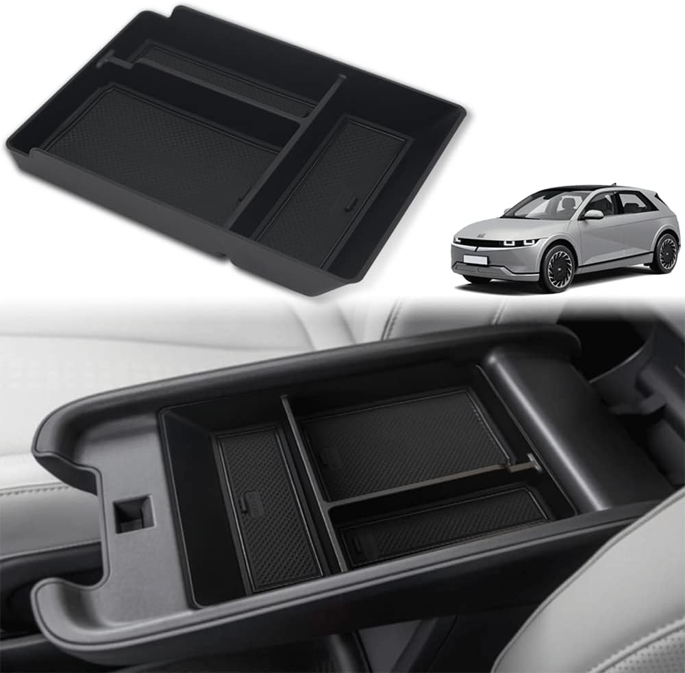 BestEvMod Armrest Storage Box for 2022-2026 Hyundai Ioniq 5 (V2)