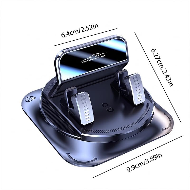 MENDED Car Phone Holder 360 Degree Rotation Dashboard Mount 2026, 3PCS
