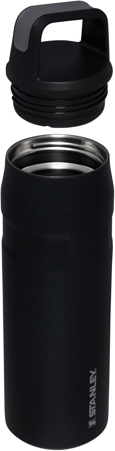 Stanley IceFlow Cap and Carry Water Bottle | Wide Mouth Twist Lid | Lightweight & Leakproof for Travel & Sports | Insulated Stainless Steel | BPA-Free