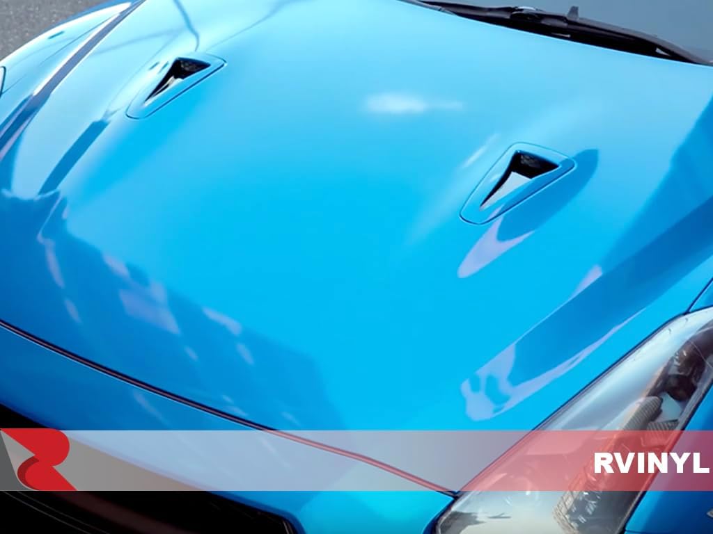 3M 1080 G337 Gloss Blue Fire (1ft x 1ft) Vinyl Wrap Film Sheet with Air-Release for Cars, Trucks & More (1sq ft Roll)