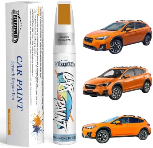 Sunshine Orange(PAK) Touch Up Paint for Subaru, Color Exact Match Car Paint Scratch Repair Remover Pen Kit Quick & Easy to Fix Vehicle Chips and Automotive Nicks Scuff