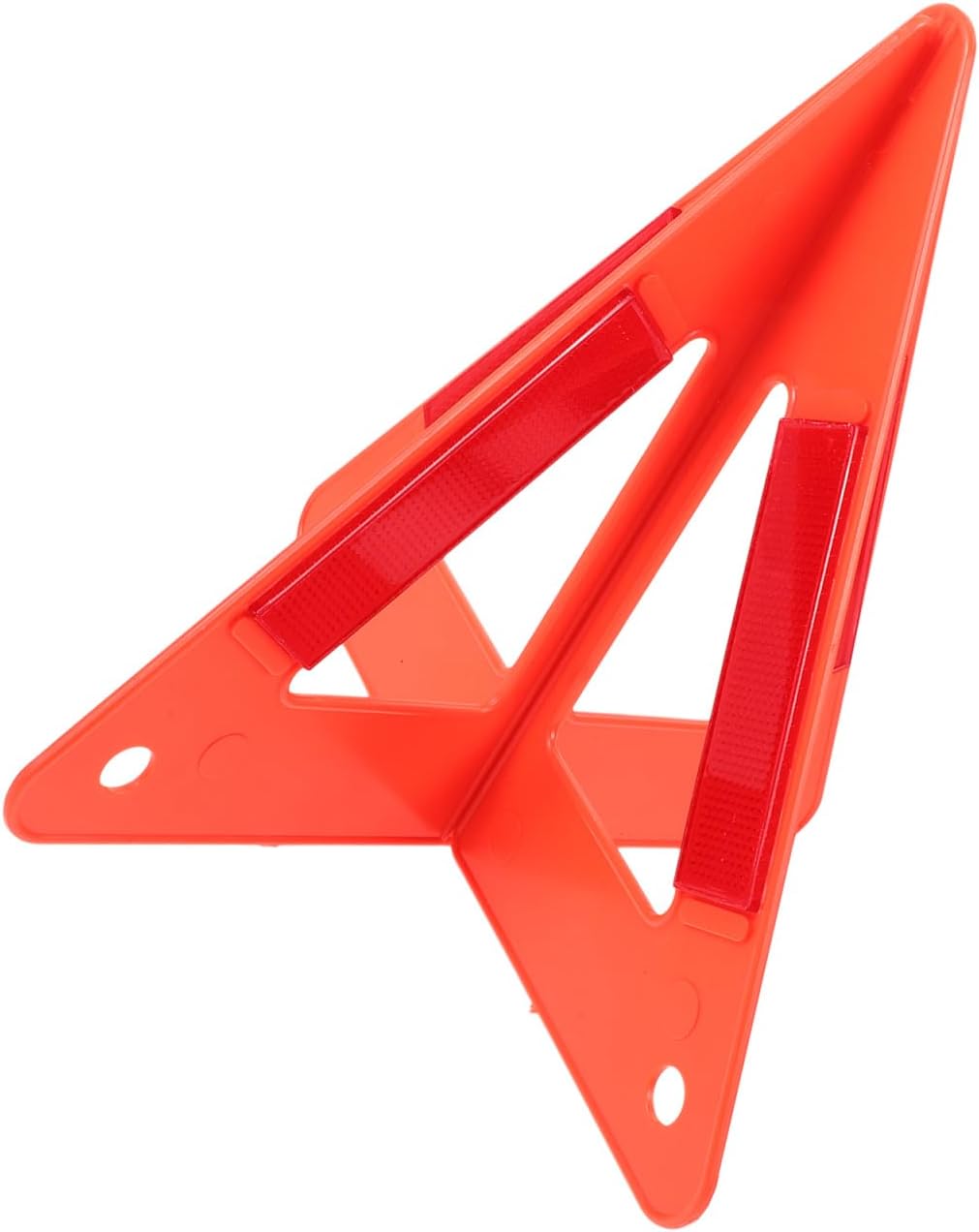 PRETYZOOM Portable Plastic Reflective Warning Triangle Road Safety for Cars