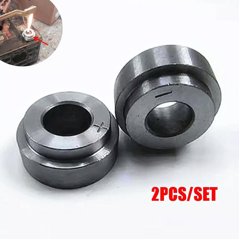 2pcs/set Car Battery Pile Head Repair Tool Connector Battery Welding Pile High Performance Battery Terminal Repair for Cars Compatible with 16mm 18mm Mold Repair