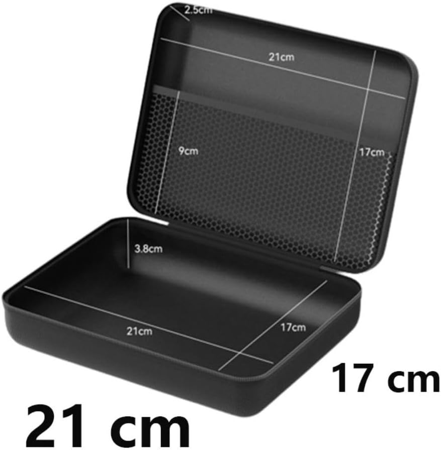 Leadigol EVA Hard Shell Storage Bag for Handheld Car Vacuum Cleaner, Headphone Charger Data Cable Storage Case, Portable Dustproof Bag