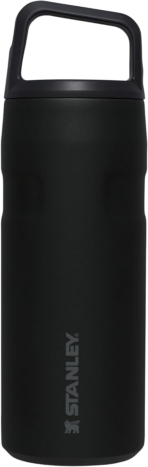 Stanley IceFlow Cap and Carry Water Bottle | Wide Mouth Twist Lid | Lightweight & Leakproof for Travel & Sports | Insulated Stainless Steel | BPA-Free