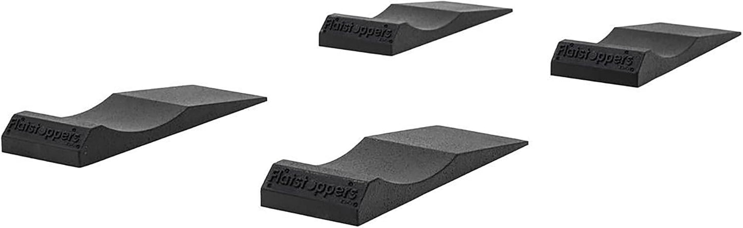 Race Ramps FlatStoppers Tire Saver Ramps, Non-Skid Car Wheel Storage Pads, High-Density Foam to Prevent Flat Spots, 10 Inch Wide, Set of 4