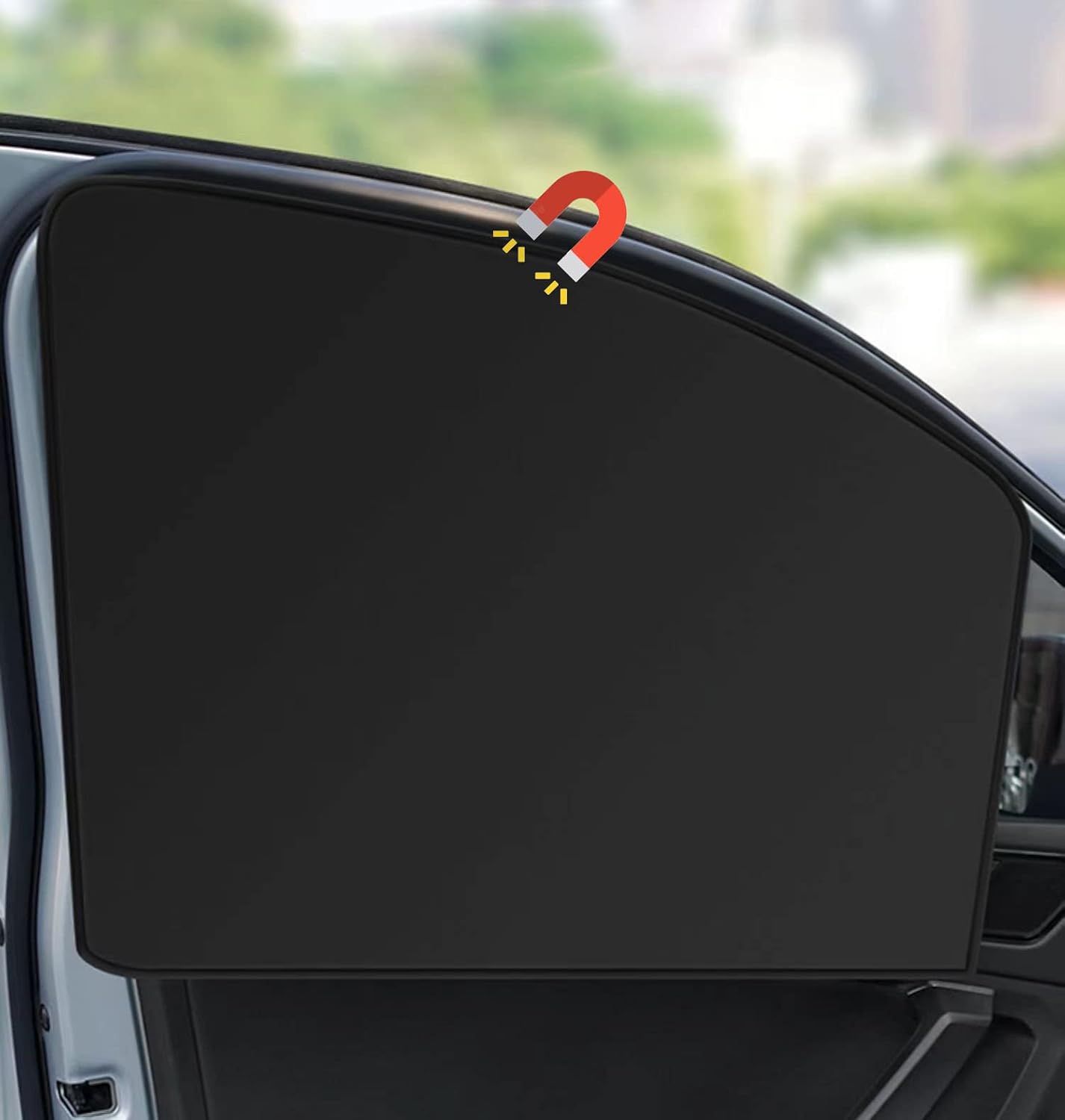 Car Sunshade, Car Privacy Window Shade, 100% Block Light for Breastfeeding, Taking a nap, Changing Clothes, Camping (Full Sets 4pcs)