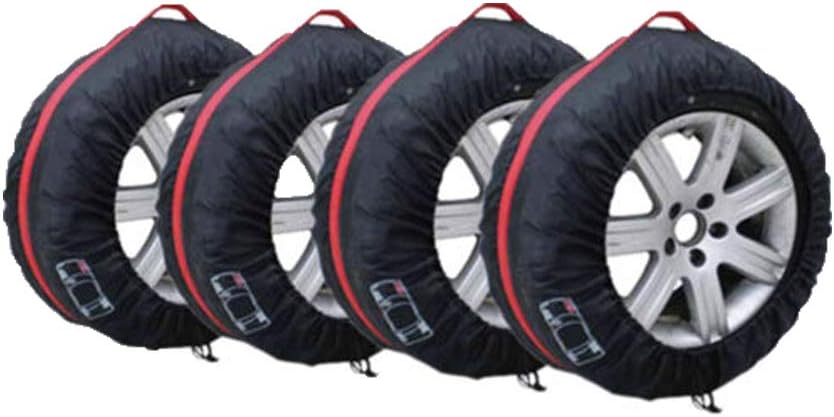 Tire Storage Bags Set of 4,Heavy Duty Tire Tote with Handles,Waterproof Tire Covers for Winter & Summer Storage,Garage Solution for Car SUV Truck Tires, Fit for 29"-35" Tires in Diameter