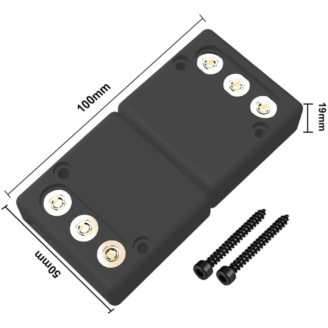 Quick-Release Power Connector for Car Amps & Powered Subwoofers - Compatible with 4 AWG & 8 AWG Cables - Fast Plug Disconnect for Amplifiers, Active Bass Systems, and Car Audio Installs 2-Pack