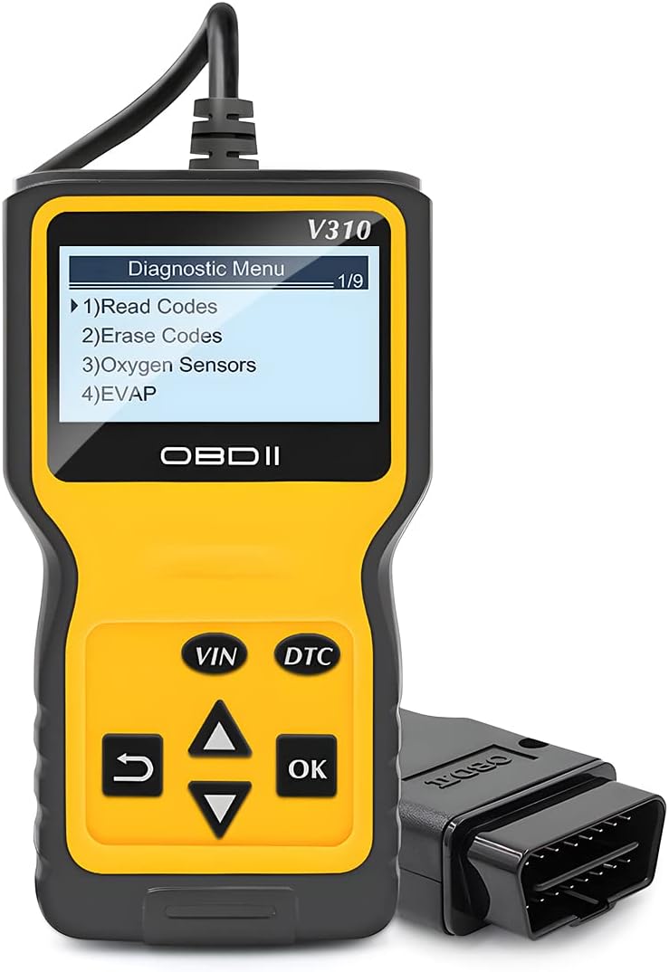 AUCELI OBD2 Scanner Code Reader for Car Check Engine, Yellow
