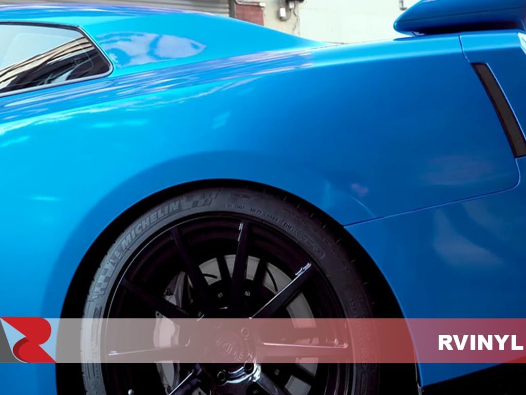3M 1080 G337 Gloss Blue Fire (1ft x 1ft) Vinyl Wrap Film Sheet with Air-Release for Cars, Trucks & More (1sq ft Roll)