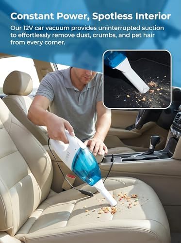 Mini Handheld Car Vacuum Cleaner Lightweight Portable for Car Daily Use