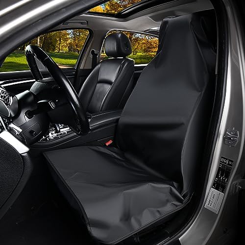 Magca Car Seat Cover Protector, Front Seat, Black, Pack of 1