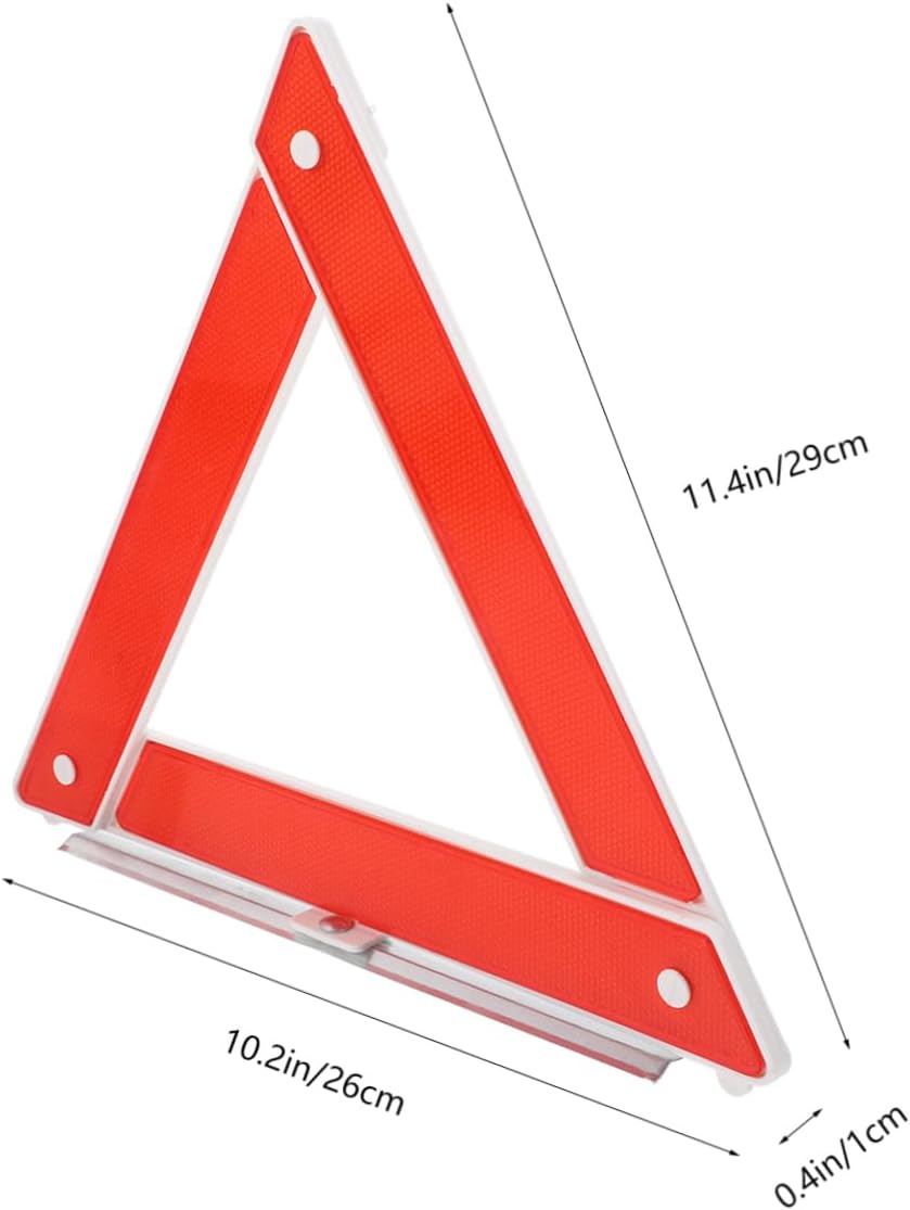 Foldable Road Warning Triangle for Car Roadside Traffic Safety
