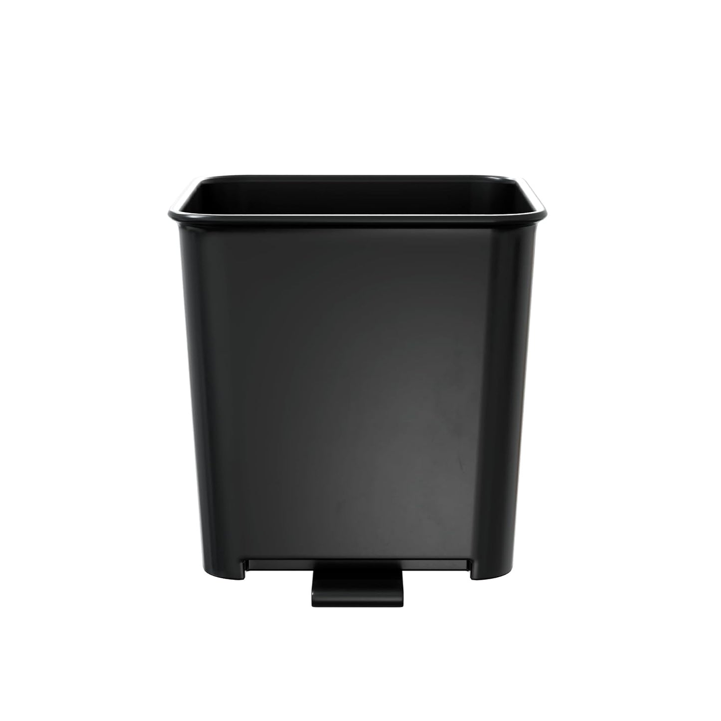 Car Trash Can Leakproof Mini Auto Organizers Storage Bin Container for Cars & Trucks with Floor Mat Clip Medium 2 Liters Capacity Black