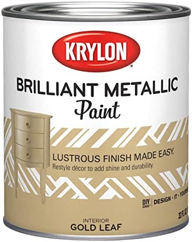 Krylon K02221000-14 Brilliant Metallic Wax, Gold Leaf