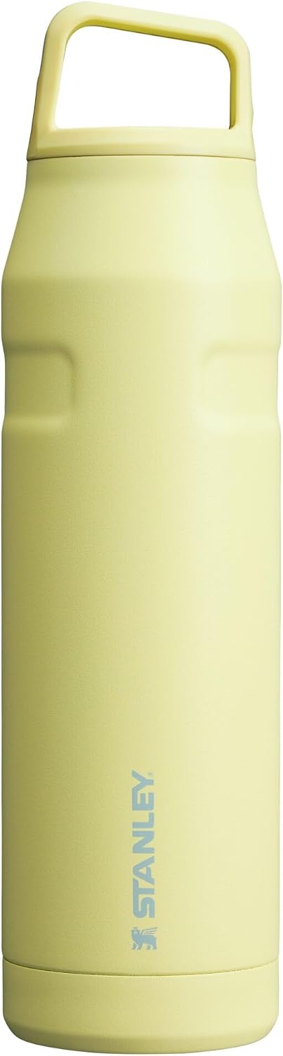 Stanley IceFlow Cap and Carry Water Bottle | Wide Mouth Twist Lid | Lightweight & Leakproof for Travel & Sports | Insulated Stainless Steel | BPA-Free