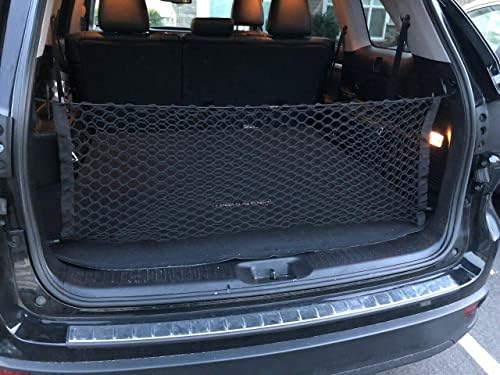 Trunk Organizer Cargo Net for Toyota Highlander 2014-2023 - Envelope Style Cargo Net for SUV - Premium Mesh Car Trunk Organizer Vehicle Carrier Storage – Compatible with Highlander