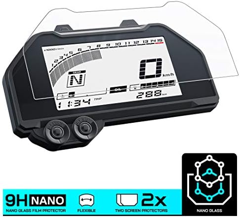 Speedo Angels NANO GLASS Dashboard Screen Protector compatible with MT-03 (2020+) x 2