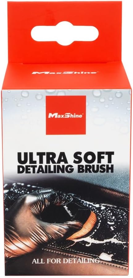 Maxshine Small Universal Ultra Soft Handled Brush – Super Soft Bristles – Professional Detailing Brush for Interior, Exterior, Leather Seats, Engine Bay & Wheels – Premium Car Care Tool