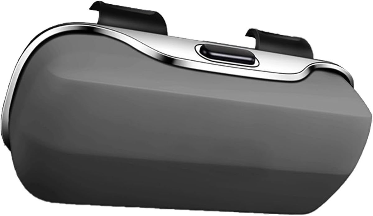 Sunglasses Holder for Car Sun Visor, Protective Automotive Eyeglasses Storage Case Hanger, Car Sunglass Holder Suitable for Truck and Sedan to Place Sunglass (Gray)