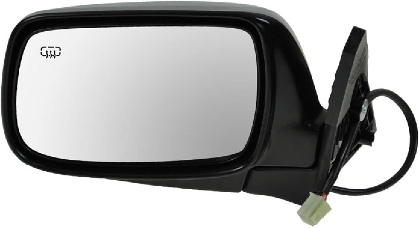 TRQ Driver Side Mirror Assembly Electric Adjustment Heated No Memory Black Compatible with 2000-2004 Subaru Outback SU1320105