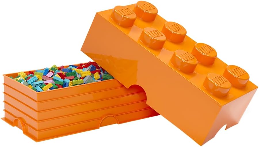 Room Copenhagen 8 LEGO Brick Box, Bright Orange (40040660)