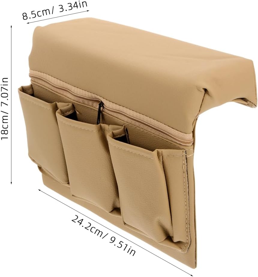 ABOOFAN Car Window Armrest Organizer Arm Rest Pad with Storage Universal Car Armrest Extender for Door Elbow Support 9.52 X 7.08 X 3.34 in Easy Install Interior Accessory