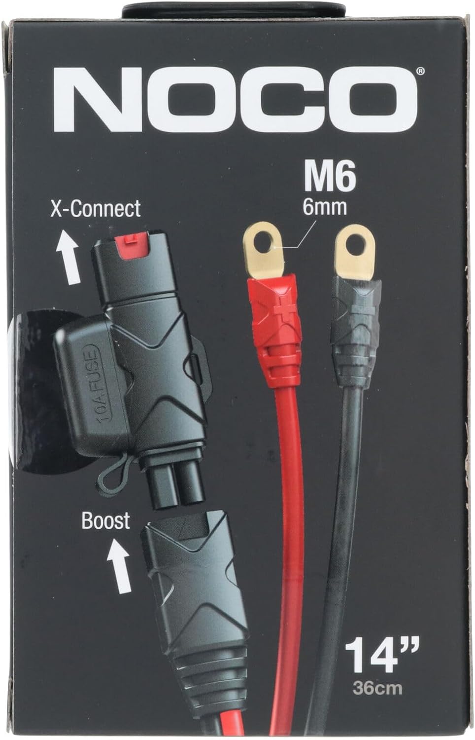 NOCO GBC007 18.5-Inch Boost X-Connect Adapter Extension Cable for GB20, GB40, GB50 and GBX45 UltraSafe Lithium Jump Starters