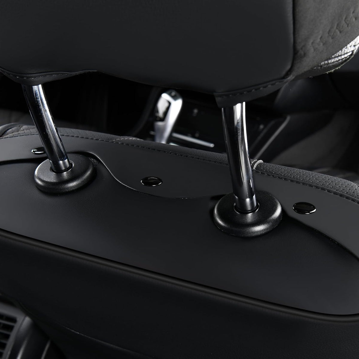 FLORICH Leather Automotive Seat Covers, Waterproof Seat Covers, Black Front Car Seat Cover, Full Coverage Car Seat Covers 2 Pack Car Seat Cushion Protector Universal Fit for Most Cars SUV Trucks