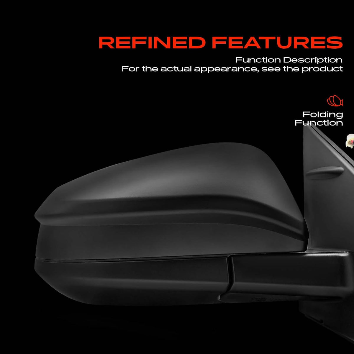 A-Premium Passenger Side Power Door Mirror Compatible with Toyota