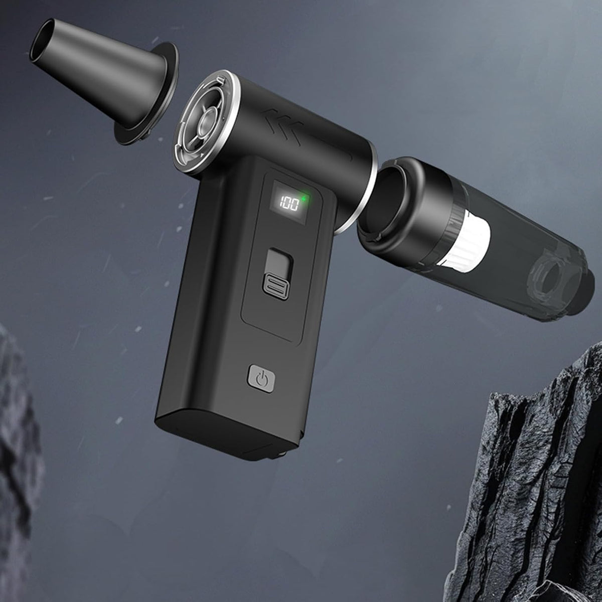 High Power Car Vacuum Cleaner Handheld Fan Blower Efficient Filtration System ABS Pet Hair Removal ABS Car Cleaning Tool