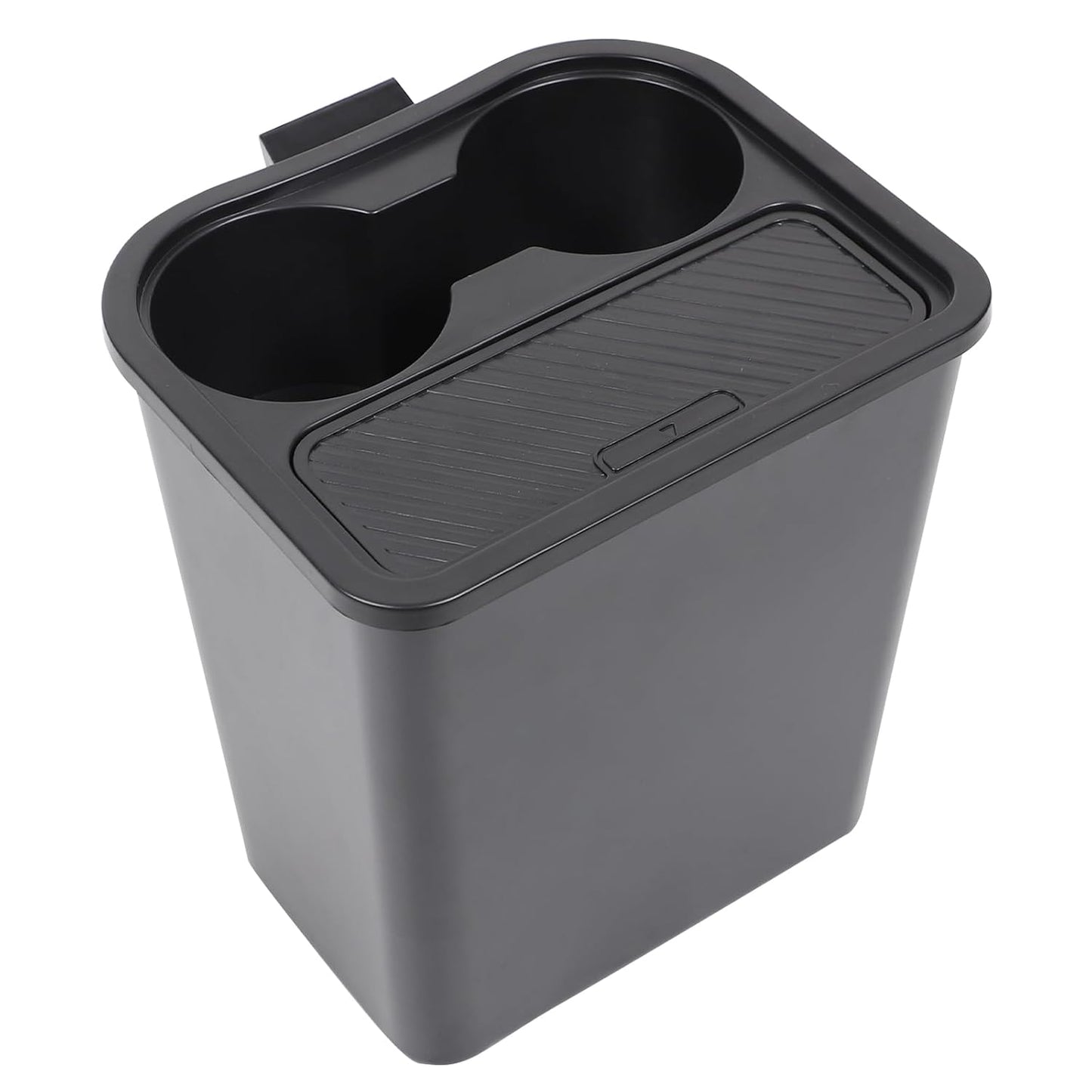 Aunginsy Rear Seat Trash Can Compatible with Ford Maverick 2022-2026, Multi-Function Trash Can with Cup Holder Trash Bin Extra Rear Storage Box Insert Organizer Tray Removable FITS Slot Accessories